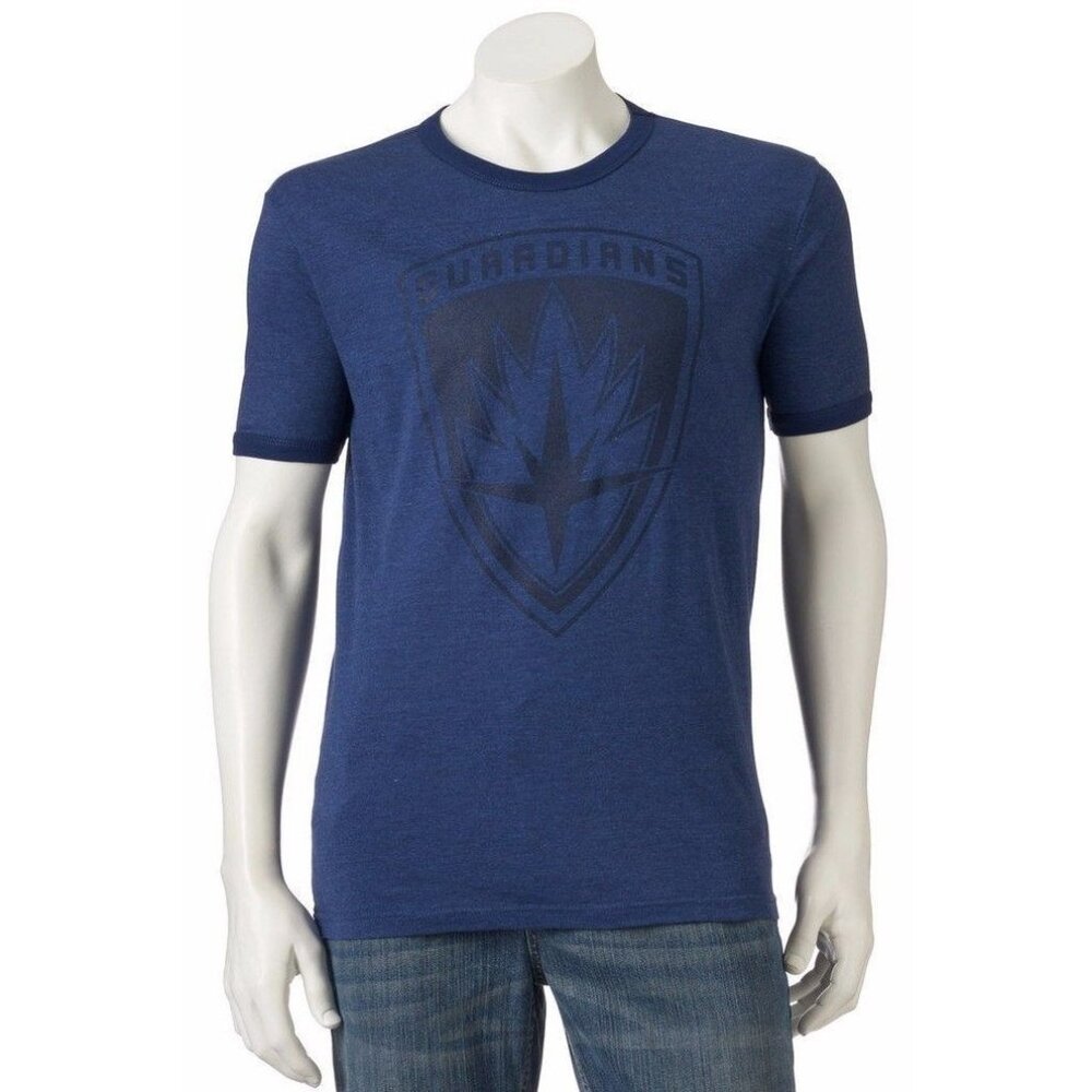 New! Guardians of the Galaxy Ringer T-Shirt Marvel Comics MCU Superheroes